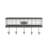 Eleyana Steel Wall 5 - Hook Wall Mounted Coat Rack-419003863