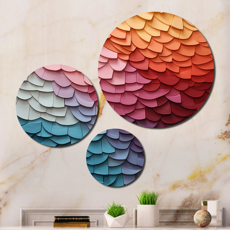 Abstract Wall Decor on Metal