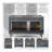 ILVE Nostalgie II Series 36 inch Dual Fuel Range with 6 Burners, Griddle (Glass Door)-98168239-124968149