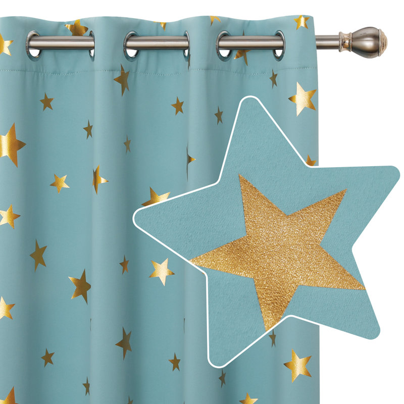 Adesuwa Blackout Curtain Pair, 55cm Width x 260cm Drop
