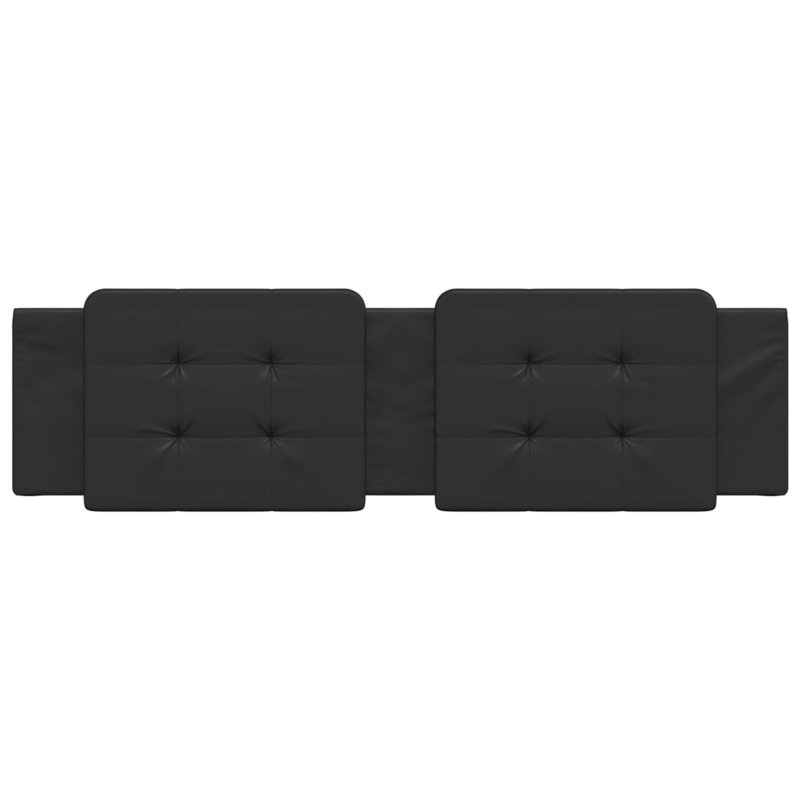 vidaXL Headboard Cushion Black, California King, Black
