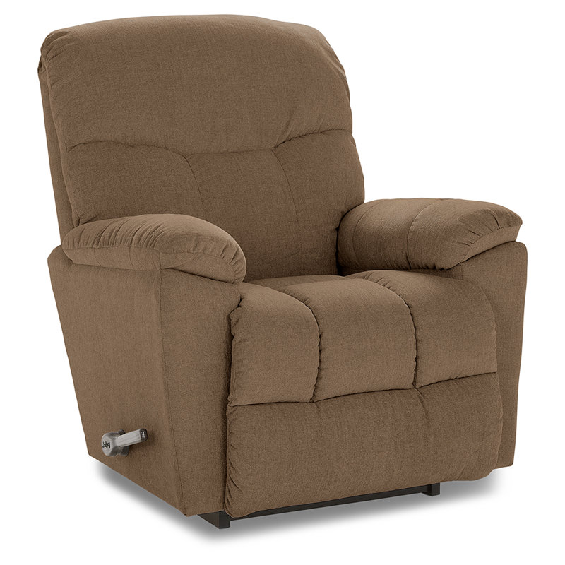 Fauteuil inclinable et berçant Morrison, Manuel, Selle de cuir