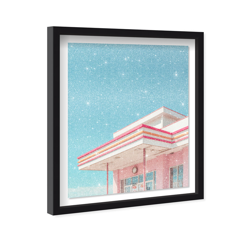 Linear Symmetry II Framed Graphic Art, 21.5"H x 17.5"W, Black Shadowbox
