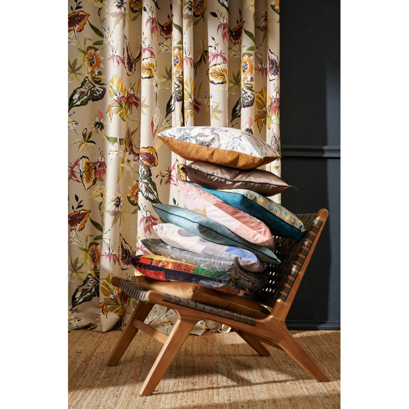 Colourful Living Natur/beige Square Throw, 49cm H x 49cm W, Cushion Cover Only - No Insert