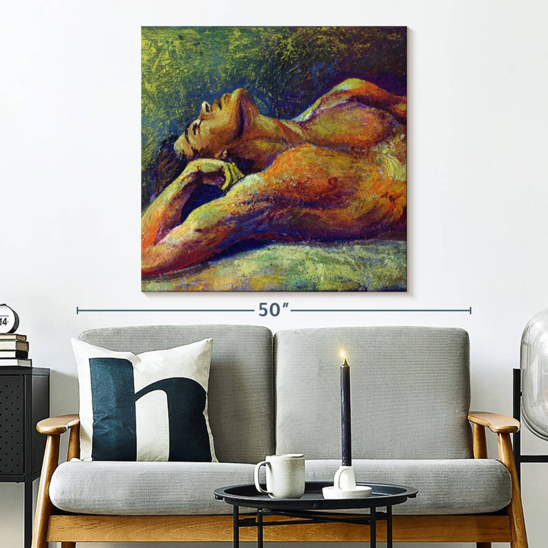 Mâle érotique, H 33 po x l 33 po