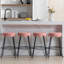Tabouret de comptoir rembourré 26,97 po Kipten-1214027771