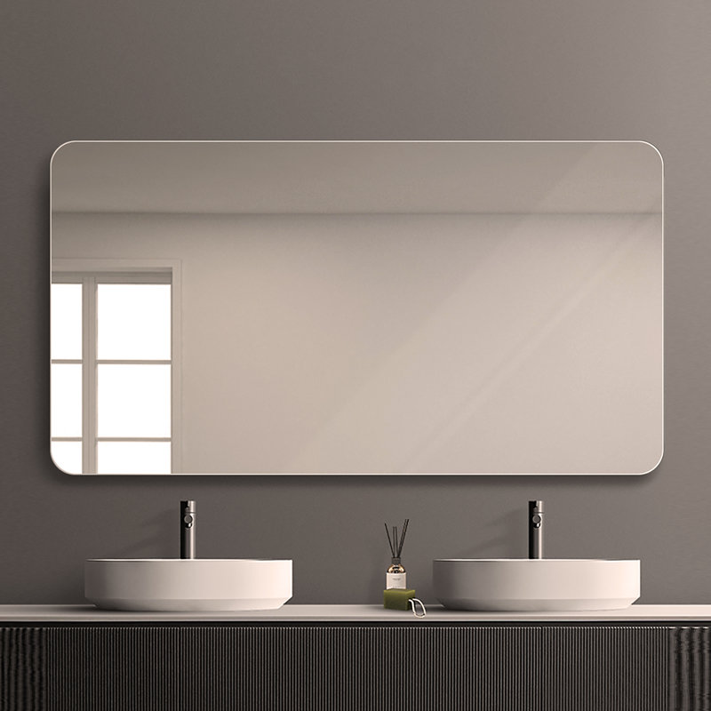 Miroir de salle de bain, miroir mural pour salle de bain anti-buée
