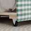 Lit de jour simple tapissier de style vichy avec couchette, canapé-lit en tissu de lin avec port USB, aucun sommier requis-129769753