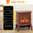 Electric Fireplace Heater with Realistic LED Flames and Logs-616216836