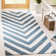 Leilani Chevron Wool Hand Woven Area Rug