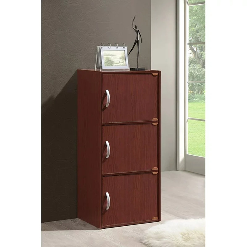 Aimee-Leigh Storage Bookcase, Mahogany