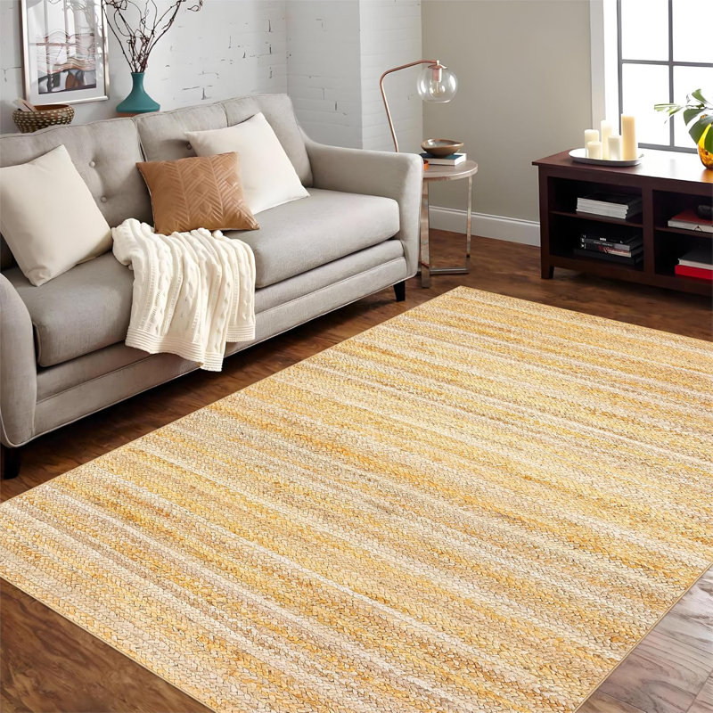 Hallway Rug – Washable Soft Modern Non-Slip Stain-Resistant Low Pile Faux Wool Carpet for Bedroom Kitchen Laundry Room.