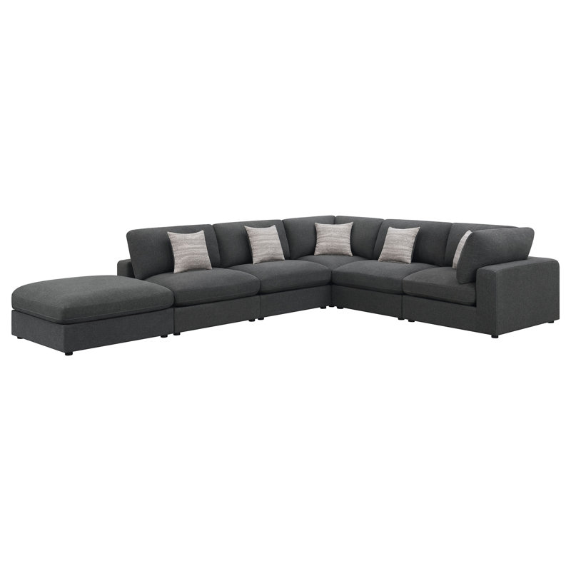 Canapé modulaire rembourré avec coussins réversibles