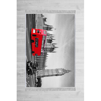 Sprenger Grey/Red/Black Rug