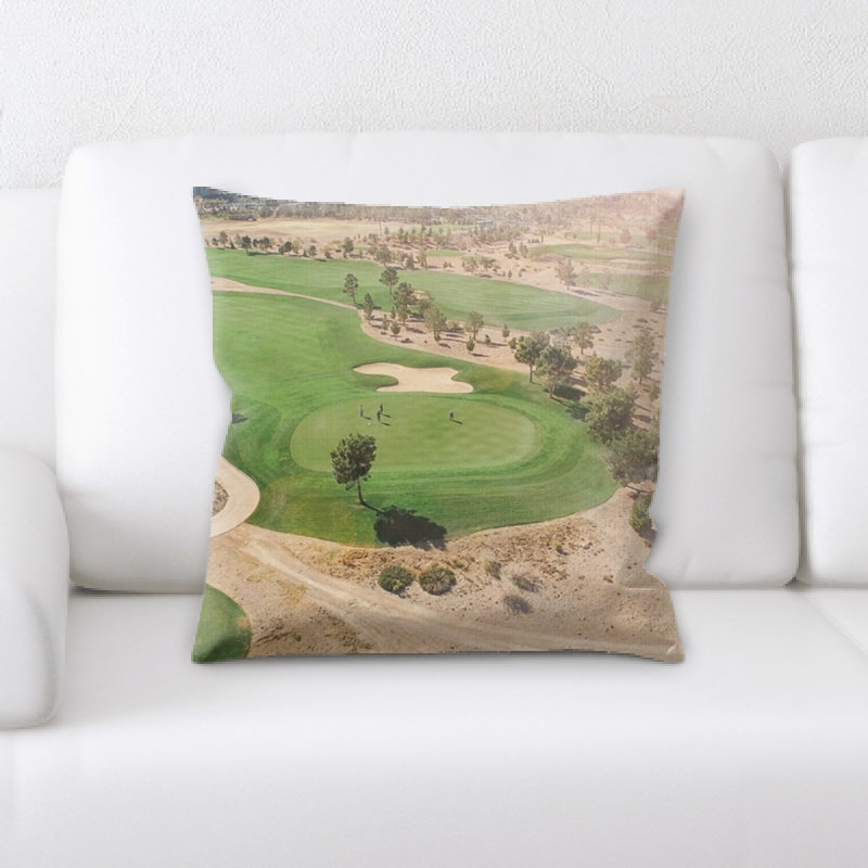 Microsuede Reversible Throw Pillow
