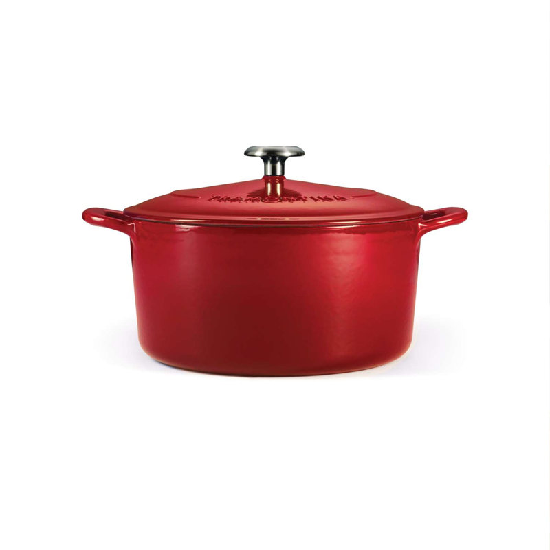 Tramontina Bestow Enamelled Cast Iron Casserole 28 cm, Red