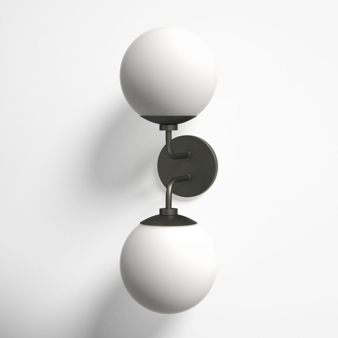 Luna Steel Armed Sconce AllModern 