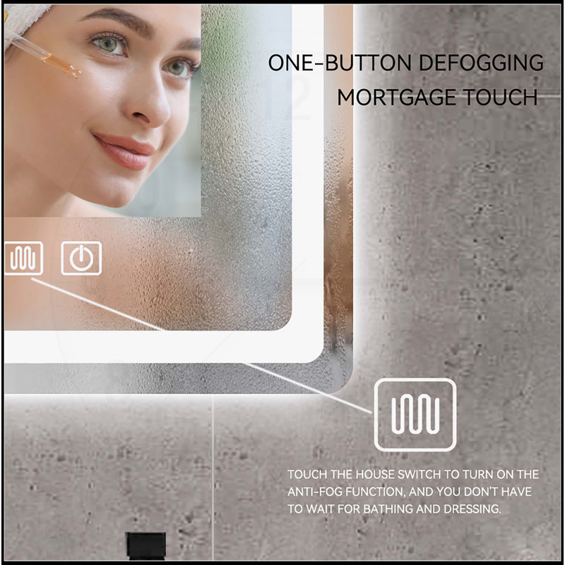 LED Bathroom Vanity Mirror, 31.5" x 23.62"