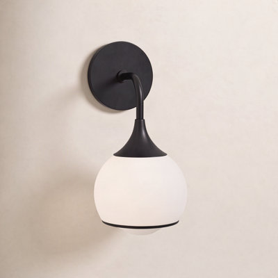 Kegan Single Light Dimmable Armed Sconce
