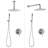 Wall Mount and Ceiling Mount Shower System with Rough in-Valve-55050254