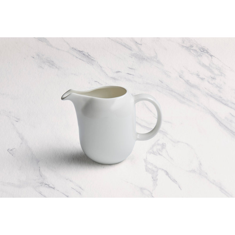 Pot à crème en porcelaine de qualité supérieure Vital Coupe - Ivory | Ivoire | Va au micro-ondes et au lave-vaisselle, 12 oz
