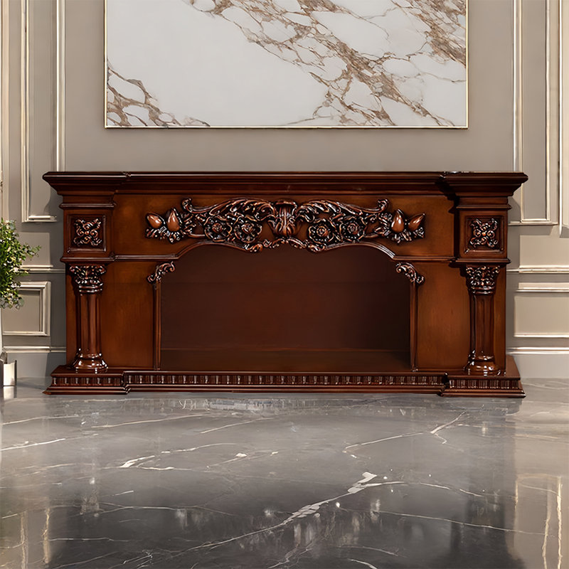 American Pastoral Fireplace, Brun