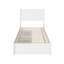 Lit plateforme en bois avec pied de lit et tiroirs de rangement Ronan-477817-477814