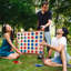 Jeu familial Hey Play 4-in-a-Row, finition naturelle