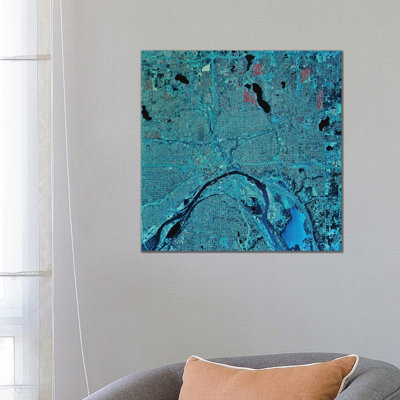 St. Paul, Minnesota II 1 Piece Wrapped Canvas Wall Art