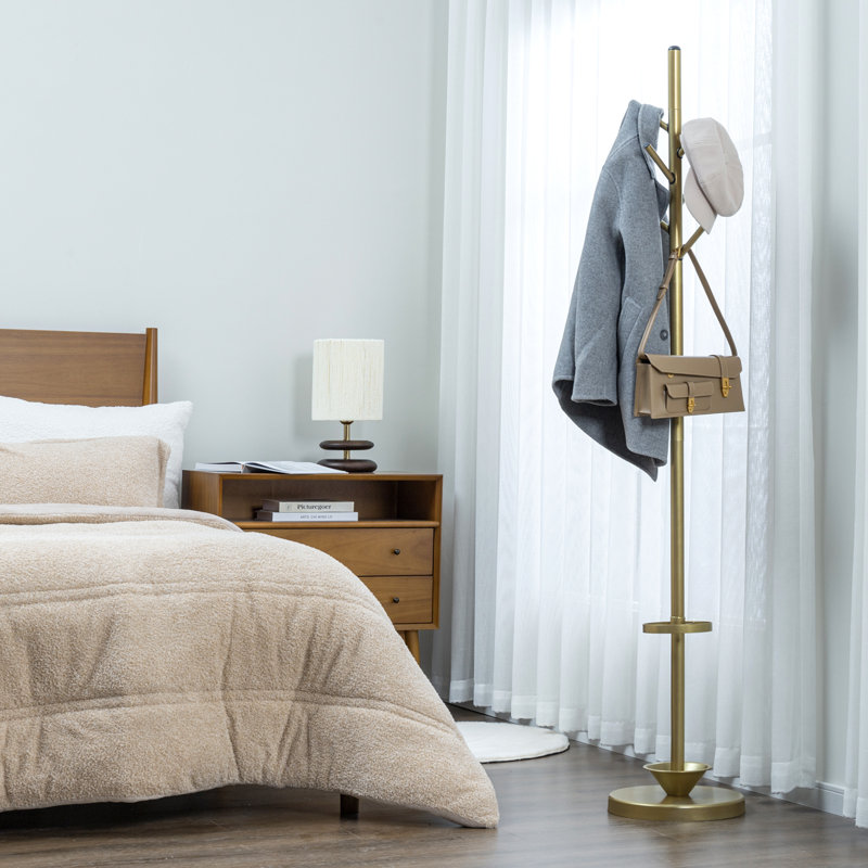 Metal Freestanding 6 - Hook Coat Rack