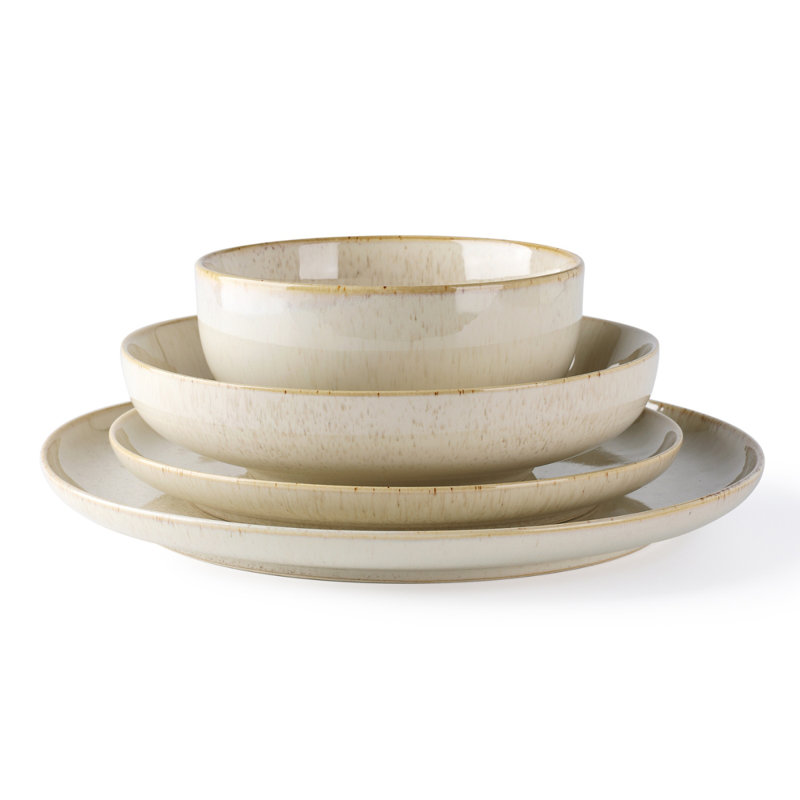 Zoha 24 Piece Porcelain Dinnerware Set - Service for 6