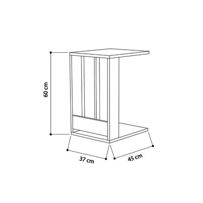 Side Table with Storage