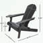 Chaise Adirondack d'extérieur en bois avec accoudoirs-1741647858