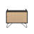 One Drawer Nightstand With Open Compartment