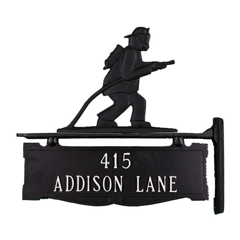 Poste d'adresse à 2 lignes, Oui, Noir satiné
