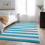 Premium Machine Washable Cerrito AMF528 Teal Rug-103947048