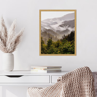 «Great Smoky Mountains» par Geordani, reproduction d'art sur toile encadrée