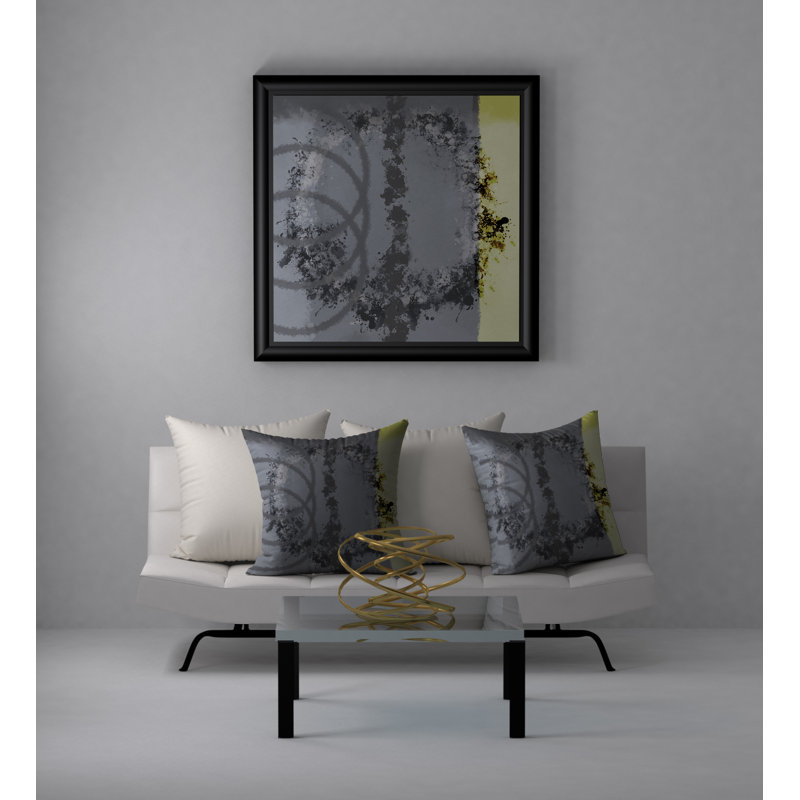  Housse et insert de coussin décoratif carré Smooth Magnifie, H 24 po x l 24 po