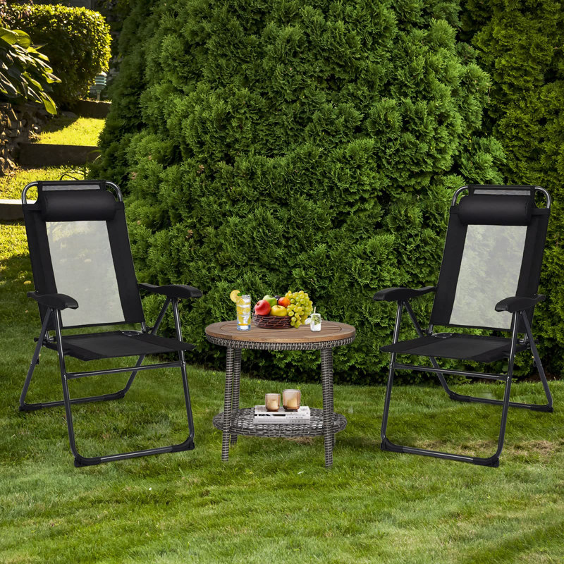 Bachit Folding Camping Chair, Black