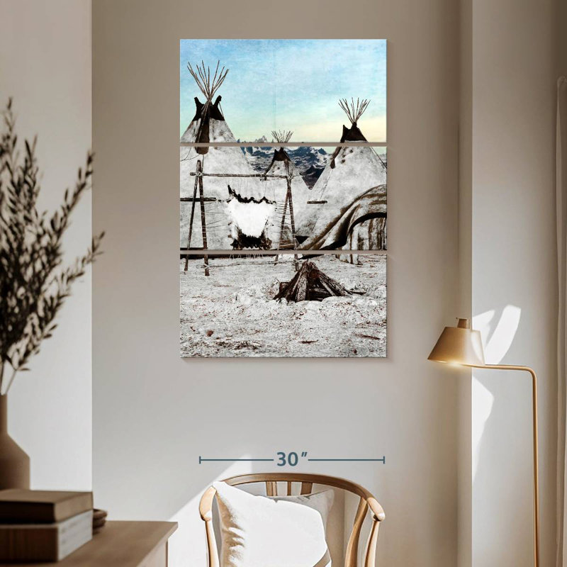 Tipis Lelar Native, H 65 po x l 42 po