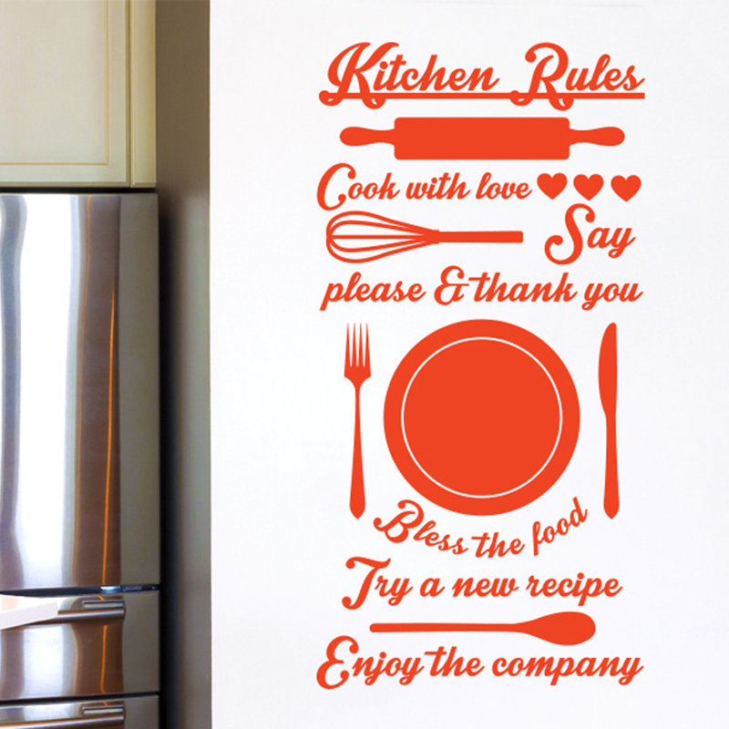 Wall Decal, Orange