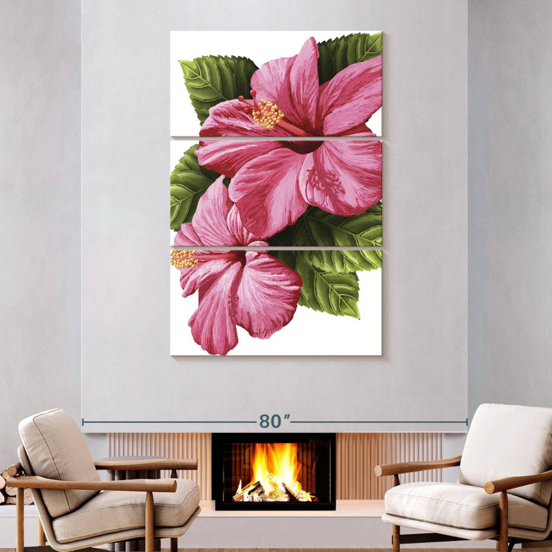 Hibiscus rose vif