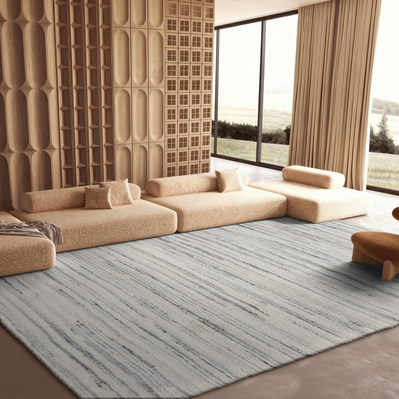 Pecktonville Hand Woven Performance Abstract Rug, Rectangle 8' x 10'