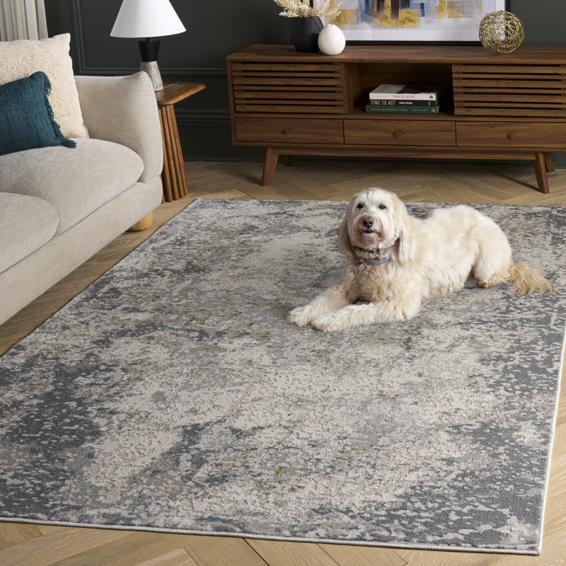 Palma 366 Performance Abstract Rug, 5'-3" X 7'-6" Rectangle