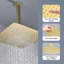 Rain Fixed Shower Head 2.5 GPM GPM-818704762