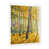 Toile avec cadre blanc