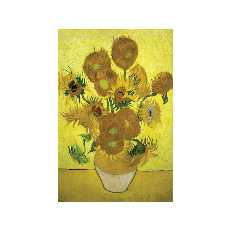 Sunflowers (Repetition Of The Fourth Version), 1889 - Wrapped Canvas Painting, 101.6 cm H x 66.04 cm W x 3.175 cm D