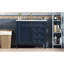 Meuble-lavabo spacieux en bois bleu moderne avec lavabo 36 po