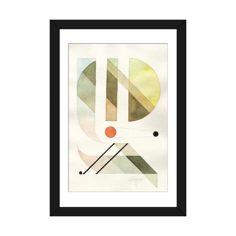 « openspaces xxxiii », reproduction sur toile, H 24 po x l 16 po x P 1 po, Papier d'art encadré noir, Blanc