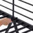 Metal Single Size Loft Bed, Metal Bed Frame with Removable Ladder and Safety Guardrail, Space Saving-1273729879